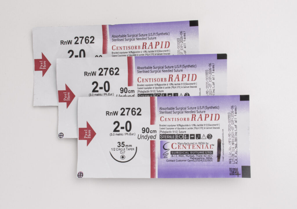 CENTISORB RAPID – CENTENIAL SURGICAL SUTURE LTD.
